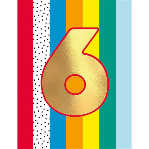 Picture of 6TH BIRTHDAY CARD